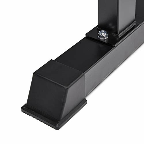 Black metal frame support with bolt
