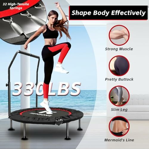 KENSONE 48" Mini Trampoline