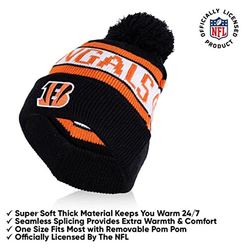 Ultra Game NFL Beanie & Gloves