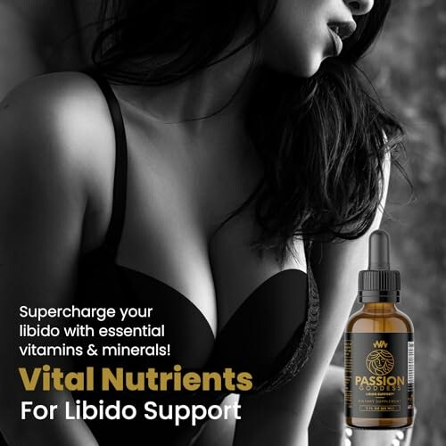Vital nutrients supplement for libido support with vitamins and minerals.