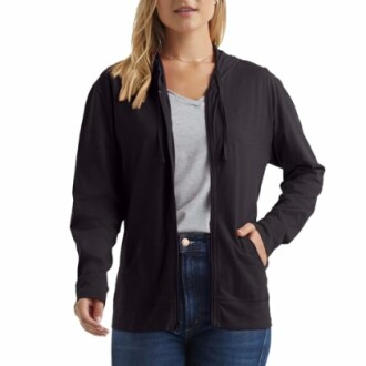 Hanes Slub Knit Full-Zip Hoodie